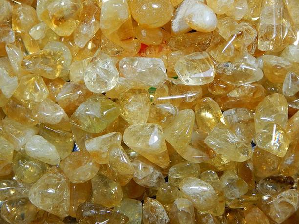 hoseki Citrine Yellow Sapphire Sunela Stone 100Cts Lot ...