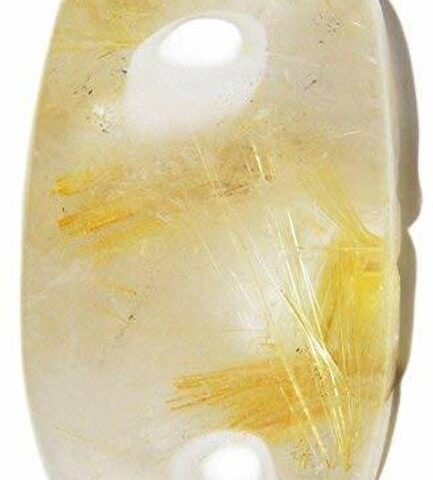 hoseki Golden Rutilated Quartz 32.7cts stone Regular Re...