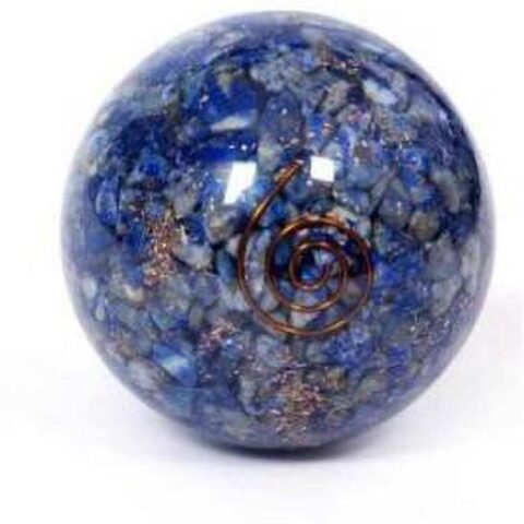 Kesar Zems Lapis Lazuli Orgonite Ball 60 Mm Energy Sphe...