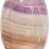 9dzine Multi Fluorite Oval Worry Palm Stone Crystals Fl...