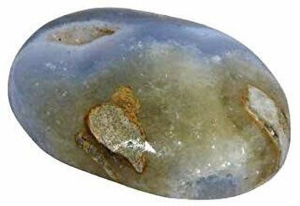 hoseki Natural Blue lace Agate 88.2ct stone Regular Ova...