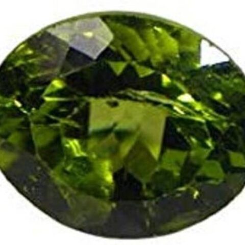 hoseki Natural Certified Peridot Olivine Chrysolite 6.3...