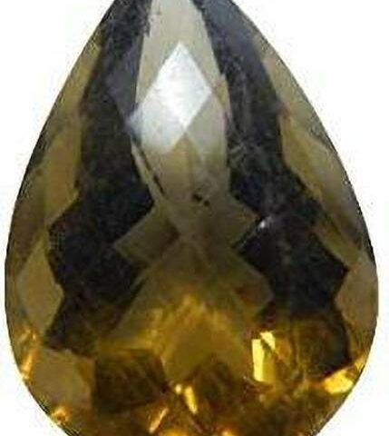 hoseki Natural Yellow Topaz Quartz 84.9ct stone Regular...
