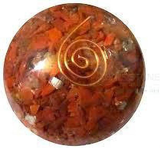 Kesar Zems Red Jasper Orgonite Ball 60 Mm Energy Sphere