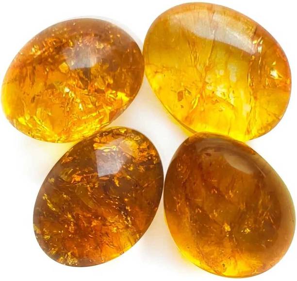 Swara Agate Yellow Natural Citrine Tumble Stone for Rei...