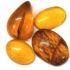 Aurra Stores Amber Rough-4-012 Regular Round Crystal St...