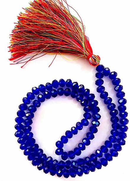 Shreenathji Blue Crystal Sapphire Shani Jap Mala For Me