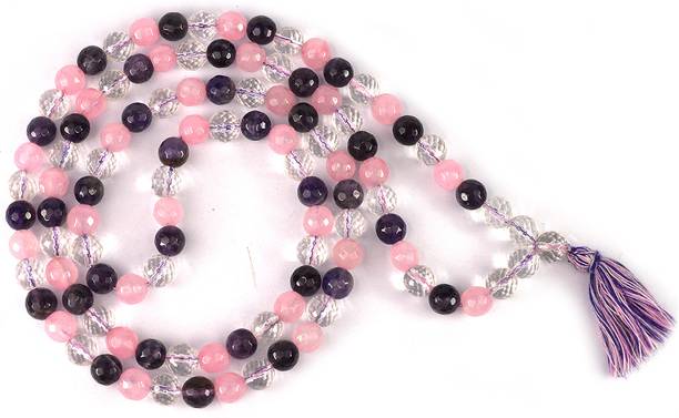 Natural Mind Body Soul 8 mm 108 Faceted Beads Jaap Mala