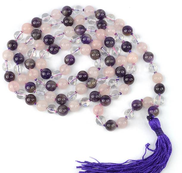 Natural Mind Body Soul 8 mm 108 Round Beads Mala Neckla