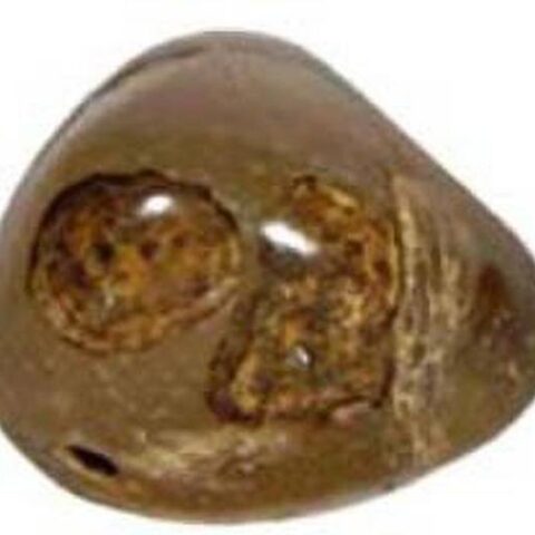 hoseki Natural Yellow Onyx Pebble 33.2ct Regular Asymme