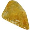 hoseki Citrine Lemon Quartz Tumbled stone 12.9ct Regula...