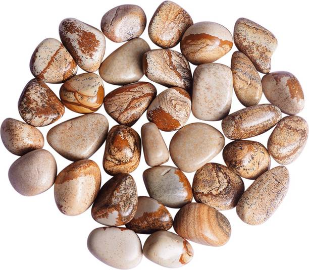 9dzine Picture Jasper Tumbled Stone 50 Gm,Picture Jaspe