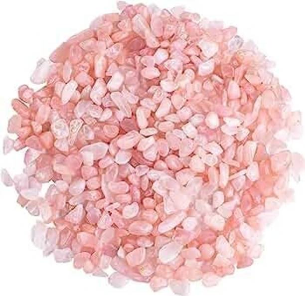 DIVINE CRYSTAL TREASURES Natural Pure Rose Quartz Chips...