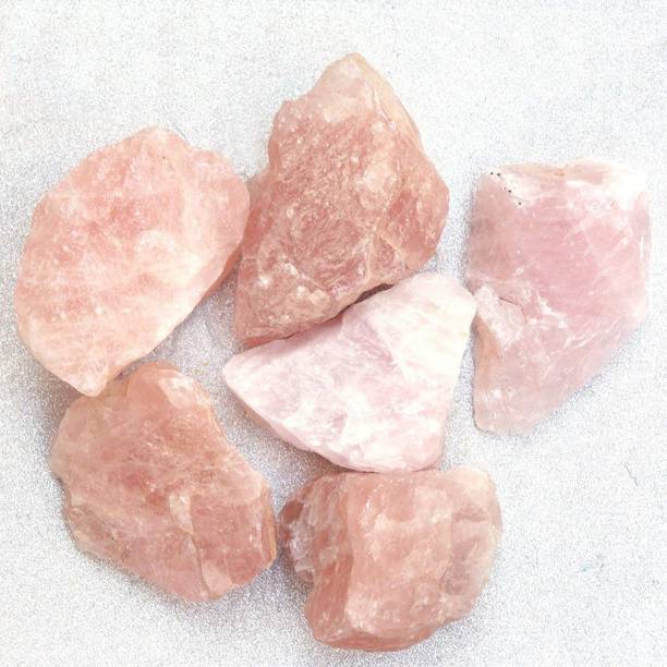 CRYSTU Natural Rose Quartz Stones - Raw Stone for Reiki...