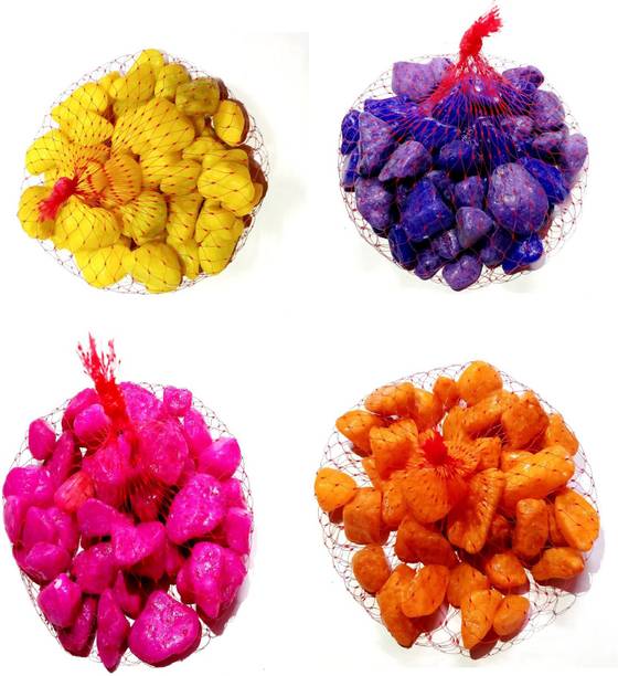 Green Plant indoor Multi153 Polished Round Marble Stone