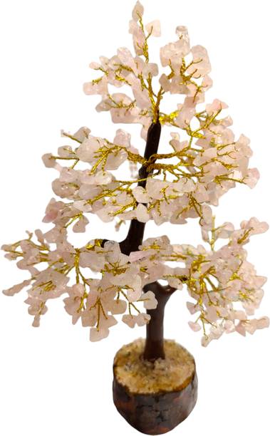 Sawcart Rose Quartz 500 Beads Crystal Bonsai Money Tree