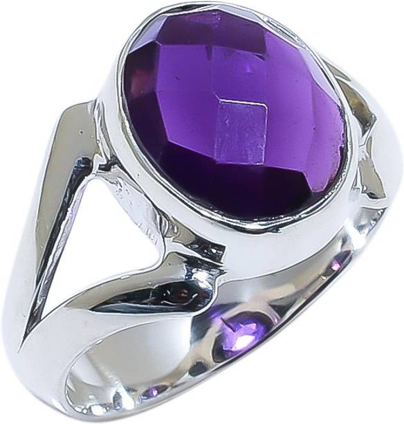 Sterling Silver stone for ring For Her (4 gm) Sterling Silver Ame