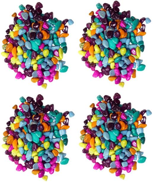 Green Plant indoor Stone2390 Polished Round Marble Pebb