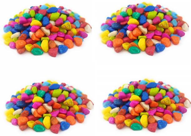 Green Plant indoor Stone2392 Polished Round Marble Pebb