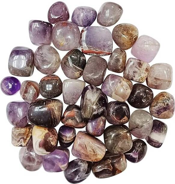 DIVINE CRYSTAL TREASURES Natural Amethyst Tumble Stone ...