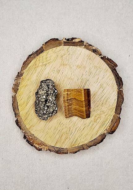 Divinity Crystals Pyrite and Tiger Eye AAA Grade Raw Na...