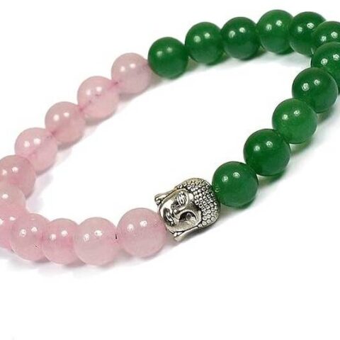 DVISHA Stone, Rose Quartz Beads, Crystal, Quartz Bracel