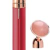 Zureni ZR-RQJRV 2 in 1 Rose Quartz Jade Roller Micro Vi...
