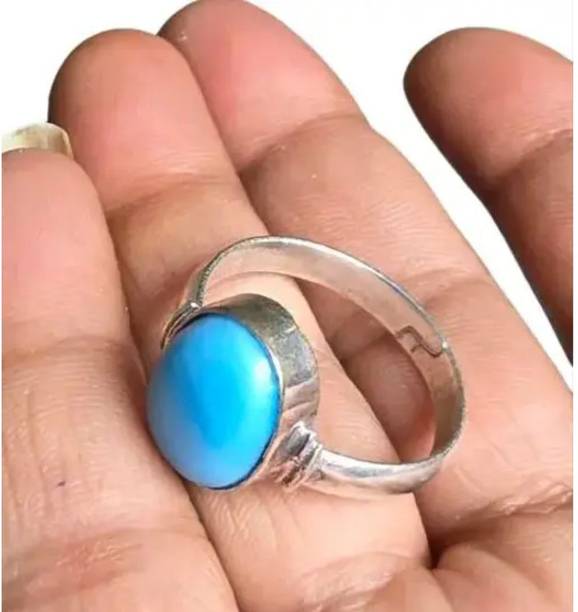 9.25. Rati Natural Firoja Stone Brass stone for stone for ring