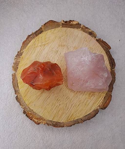 DivinityHealing Carnelian Rose Quartz Combo with Wood