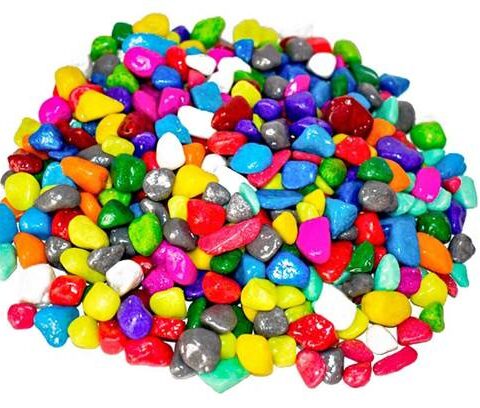 Green Plant indoor multicolor1kg1001 Polished Round Mar