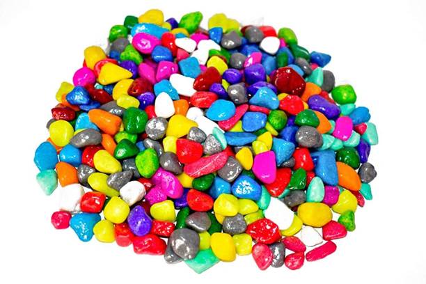 Green Plant indoor multicolor1kg1001 Polished Round Mar