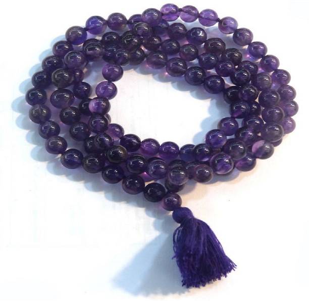 Amethyst Mala Amethyst Stone Chain Set