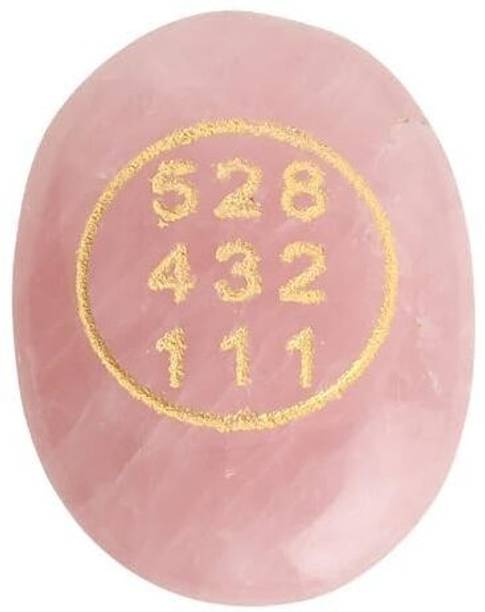 VIBESLE Natural Stone with Zibu Symbol Coin, Angelic Nu