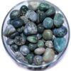 Healings4u Moss Agate Tumbles 6 Pieces Natural Chakra B...
