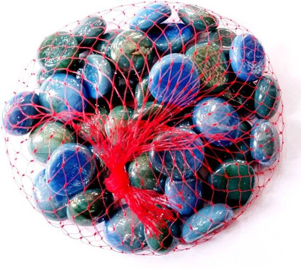 Green Plant indoor Pebbles1552 Polished Round Marble Pe...