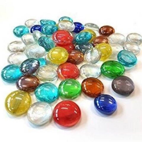 Green Plant indoor Pebbles1906 Polished Round Marble Pe