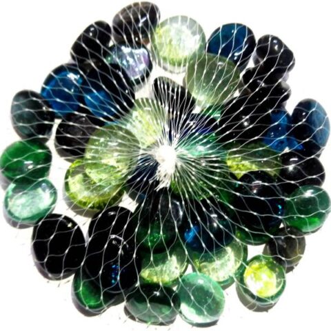 Green Plant indoor Pebbles1939 Polished Round Marble Pe