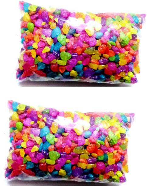 Green Plant indoor Multi01129 Polished Round Marble Sto