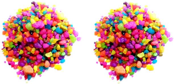 Green Plant indoor Multi01131 Polished Round Marble Sto