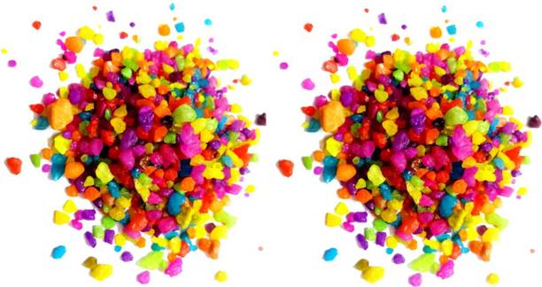 Green Plant indoor Multi01132 Polished Round Marble Sto