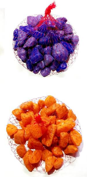 Green Plant indoor Multi156 Polished Round Marble Stone