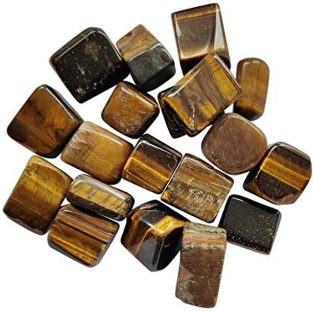 Multiagate Crystal Tumble Stones, Standard, Tiger Eye P