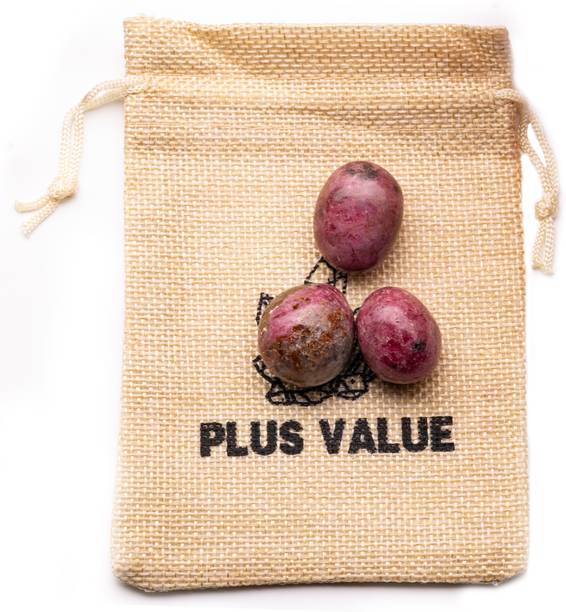 Plus Value rhodochrosite-tumbled-50gm-jute-bag Regular