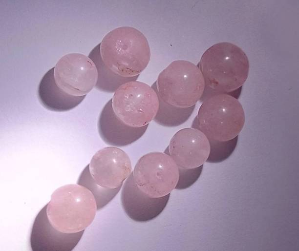 OTQOX Natural Rose Quartz 5 MM Round Beads Stones Pack ...