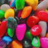 ALIVE Multi Colour Pebbles Stone, Decorative Stone, Riv...
