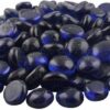 ERCOLE Decorative Multi Purpose Round Glass Pebble Ston...