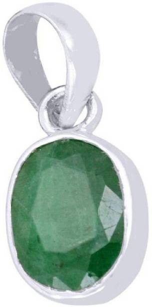 Moldavite / Panna stone for ring With Natural Panna Stone Silver Em