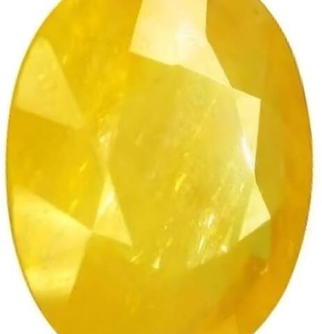 Original Certified 3 Ratti Pukhraj Oval Shape Gemstone ...