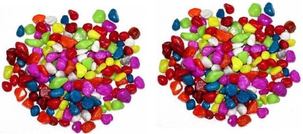 Green Plant indoor Stone23552 Polished Round Marble Peb