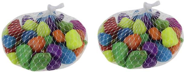 Green Plant indoor Stone2357 Polished Round Marble Pebb